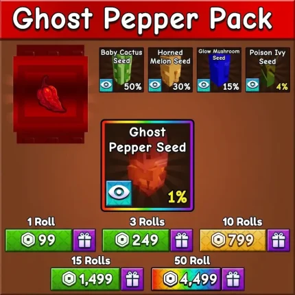 50 Roll Ghost Pepper Pack