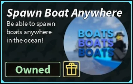 Spawn Boat Anywhere